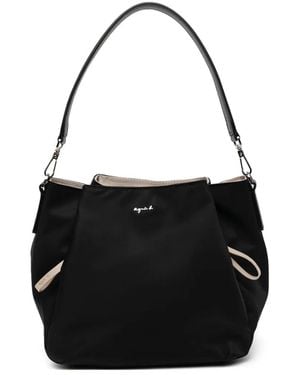 agnès b. Origami Tote Bag - Black