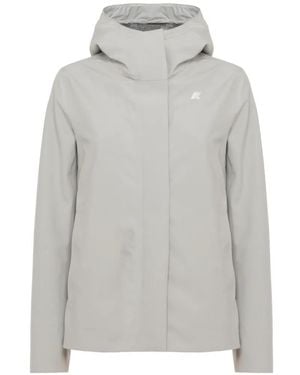 K-Way Hoodie Jacket - Grey