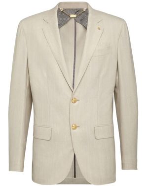 Billionaire Statement Blazer - White