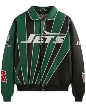 Kith X Jeff Hamilton Nfl Jets Varsity Jacket - Green
