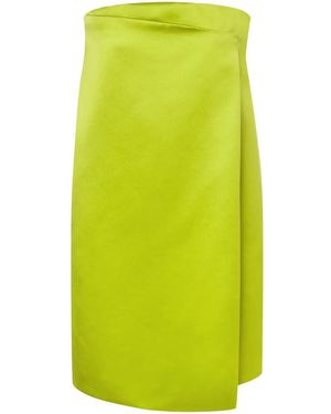 Philosophy Di Lorenzo Serafini Strapless Satin Minidress - Green
