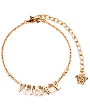 Versace Logo Bracelet - Metallic
