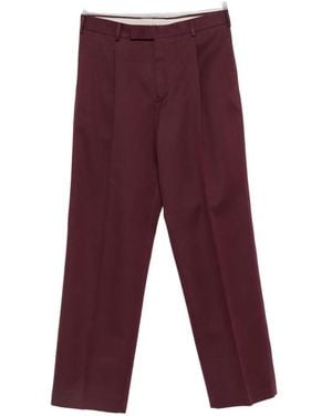 PT Torino Pleated-Detail Tailored Pants - Purple