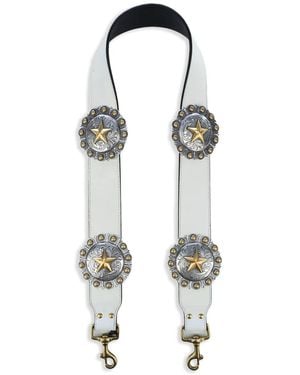 KATE CATE Regina Shoulder Strap - White