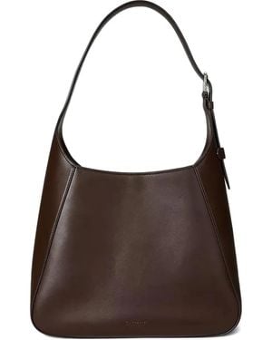 Ralph Lauren Curved-Handle Tote Bag - Brown