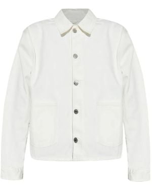 Samsøe & Samsøe Button-Up Utility Jacket - White