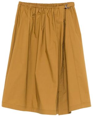 Pinko Calimera Midi Skirt - Natural