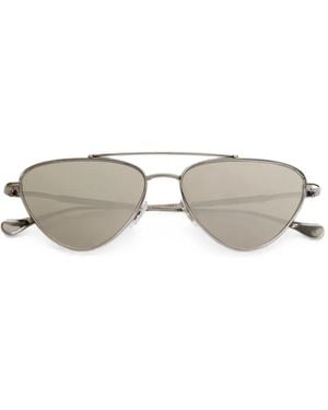 Jil Sander Double-Bridge Sunglasses - Metallic