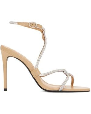 SCHUTZ SHOES Sandalen Verfraaid Met Kristallen - Metallic