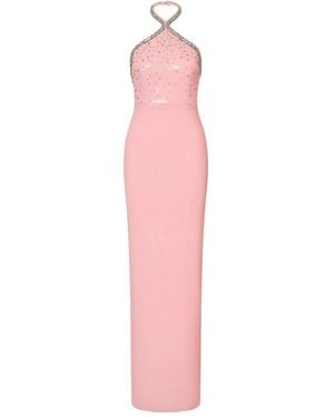 Rebecca Vallance Verziertes Lydia Maxikleid - Pink