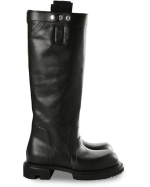 Rick Owens Strap-Detail Boots - Black