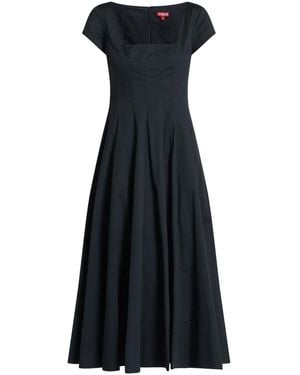 STAUD Abito Midi Wells - Blu