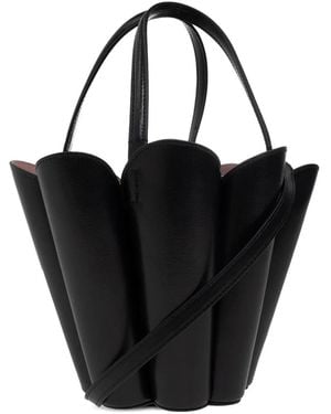 Kate Spade Spade Flower Gewelfde Bucket-Tas - Zwart