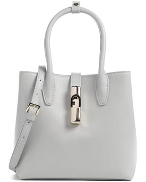 Furla Small Goccia Tote Bag - White