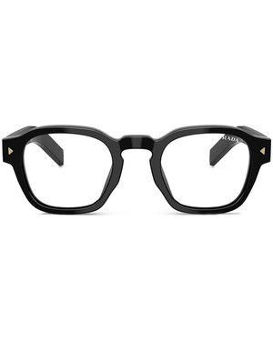 Prada Square-Frame Glasses - Black