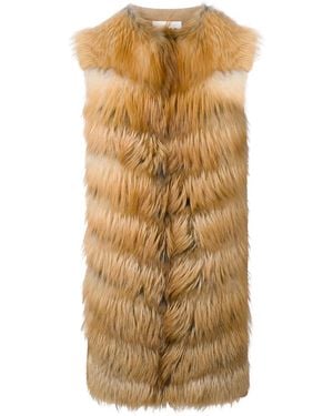 Manzoni 24 Panelled Sleeveless Coat - Metallic