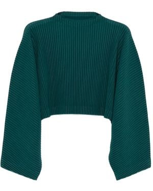 Homme Plissé Issey Miyake Pleated Top - Green