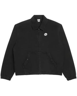 Babylon LA Zip-Up Denim Jacket - Black