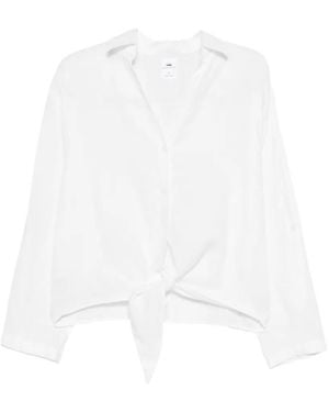 Lois Tie-Front Shirt - White