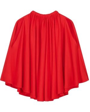 Coperni Blouse Drapée Asymétrique - Red