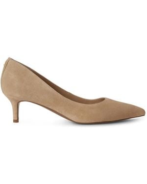 Ralph Lauren Adrienne Pointed-Toe Pumps - Natural