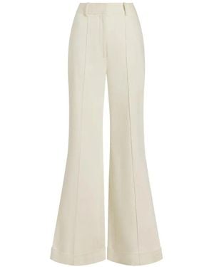 Adam Lippes Deeda Wide-Leg Pants - White