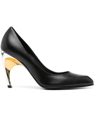 McQueen Mini Décolletage Armadillo Pumps - Black