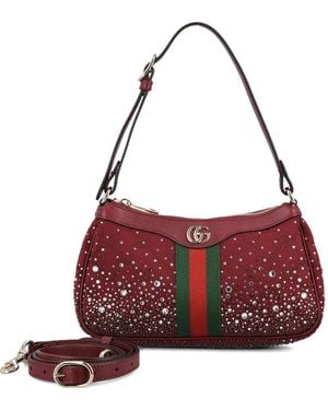 Gucci Small Ophidia Shoulder Bag - Red