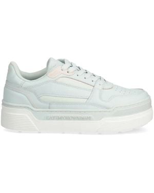 EA7 Panelled Trainers - White