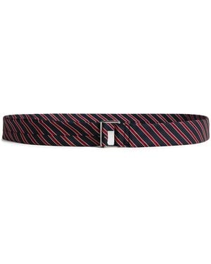 DSquared² Striped Twill Belt - Brown