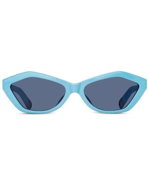 Jacquemus Geometric-Frame Sunglasses - Blue