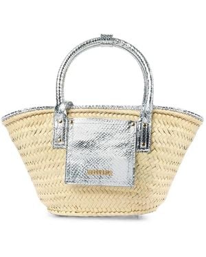 Jacquemus Borsa Da Spiaggia Soli - Metallizzato