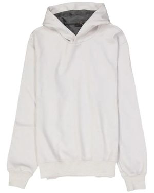 Herno Logo-Plaque Hoodie - White