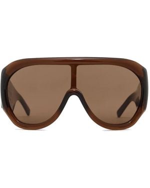 Phoebe Philo Bombé Sunglasses - Brown