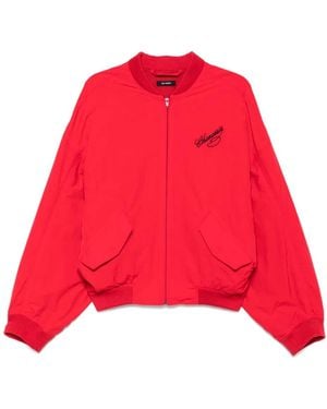 Willy Chavarria Logo-Embroidered Bomber Jacket