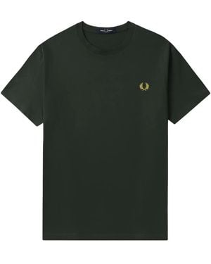 Fred Perry Crew-Neck T-Shirt - Green