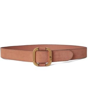 Ralph Lauren Cinturón Con Hebilla Deslizante - Marrón