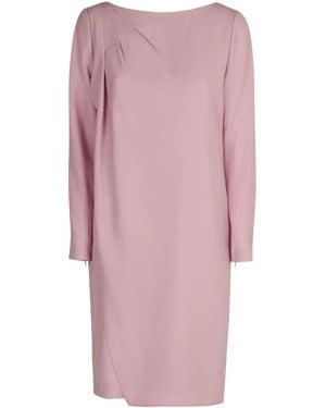 Emporio Armani Vestido Cady - Rosa