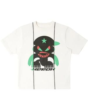 Heron Preston Monster Tape Cotton T-Shirt - White