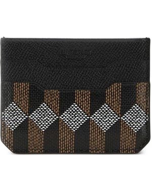 AU DEPART Tarjetero Estampado - Negro