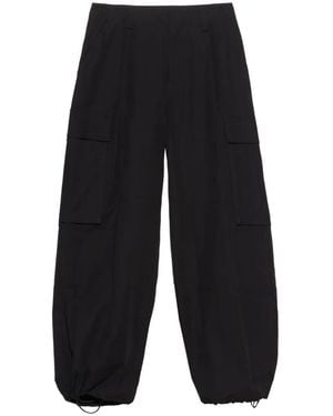 Bimba Y Lola Wide-Leg Cargo Trousers - Blue