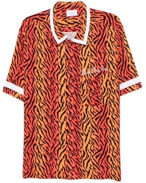 BLUE SKY INN Waiter Tiger-Print Shirt - Red