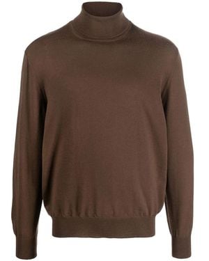 D4.0 Pullover Mit Rollkragen - Braun