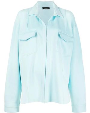 Styland Relaxed Shirt Jacket - Blue