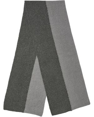 Pennyblack Ribbed Panel Scarf - Grey