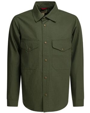 Ceccarelli Country Ripstop-Texture Flap-Pocket Shirt - Green