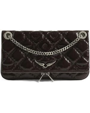 Zadig & Voltaire Bolso Rock Ii Con Efecto Acolchado - Negro