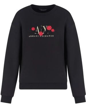 ARMANI EXCHANGE Lunar New Year Sweatshirt - Blue