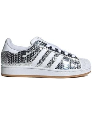 adidas gazelle silver green womens SUPERSTAR II 