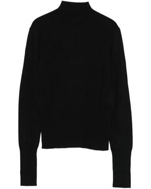 Patrizia Pepe Jersey con cuello alto - Negro